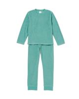 HEMA Kinderpyjama Badstof Groen (groen)