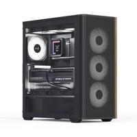 Aerocool D501A V2 zwart/hout
