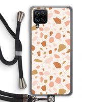 Terrazzo N°18: Samsung Galaxy A12 Transparant Hoesje met koord