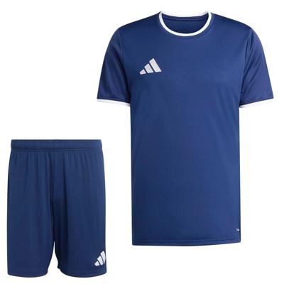 adidas Entrada 26 Voetbaltenue Donkerblauw Wit