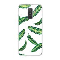 Lange bladeren: Samsung Galaxy A6 Plus (2018) Transparant Hoesje
