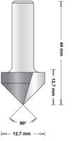 8 MM V-GROEFFREES12.7X44X90 8 MM V-GROEFFREES12.7X44X90