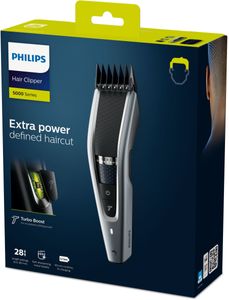 Philips 5000 series Trim-n-Flow PRO-technologie, afspoelbare tondeuse