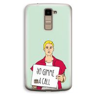 Gimme a call: LG K10 (2016) Transparant Hoesje