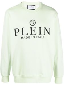 Philipp Plein sweat à logo imprimé - Vert