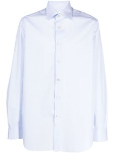 Kiton chemise en coton à rayures - Blanc