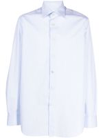 Kiton chemise en coton à rayures - Blanc