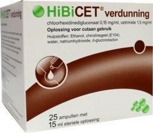 Hibicet Bottlepack 25 x 15ml (25 Ampullen)