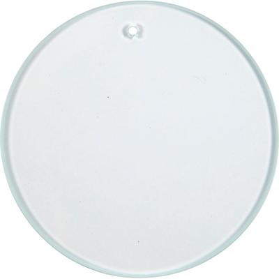 Creativ Company Glazen platen, rond, d 7 cm, dikte 3 mm, 10 stuk/ 1 doos