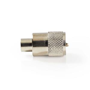 Nedis PL259-Connector | Male | Soldeer | 7.0 mm | Zilver | 25 Stuks | 1 stuks - CSVC43904ME CSVC43904ME