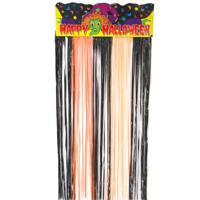 Funny Fashion Folie Deurgordijn - zwart-oranje - Happy Halloween