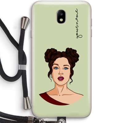 Pop-Art Creator: Samsung Galaxy J7 (2017) Transparant Hoesje met koord
