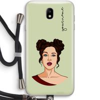 Pop-Art Creator: Samsung Galaxy J7 (2017) Transparant Hoesje met koord