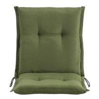 Leen Bakker - Terrasstoelkussen Brest - Donker - 100x50 Cm - Polyester - Groen - 8x50x100 Cm