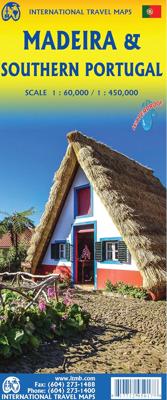 Wegenkaart - landkaart Madeira en Portugal Zuidelijk | ITMB