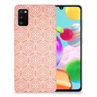Samsung Galaxy A41 | TPU bumper | Pattern Orange