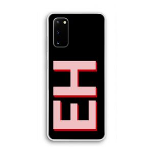 Monogram: Samsung Galaxy S20 Transparant Hoesje