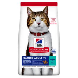 Hill's Mature Adult 7+ met tonijn kattenvoer 2 x 1,5 kg