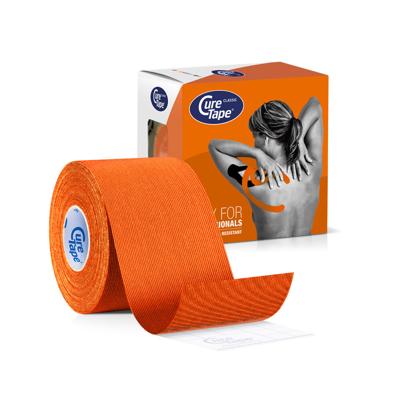 Cure Tape Kinesiotape oranje 5cm x 5m 1 Stuks Cure Tape Kinesiotape oranje 5cm x 5m 1 Stuks