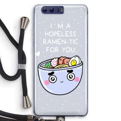 I'm A Hopeless Ramen-Tic For You: Honor 9 Transparant Hoesje met koord