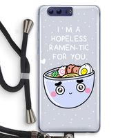 I'm A Hopeless Ramen-Tic For You: Honor 9 Transparant Hoesje met koord
