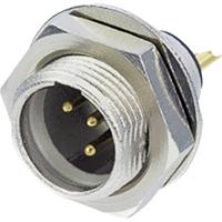 Rean AV RT3MPR Miniatuur-XLR-connector Stekker, inbouw verticaal Aantal polen: 3 Zilver 1 stuk(s)