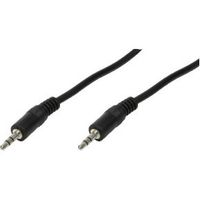 LogiLink 3.5mm - 3.5mm, 3m audio kabel Zwart - thumbnail