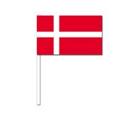 Zwaaivlaggetjes Denemarken 12 x 24 cm - thumbnail