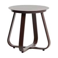 Kave Home Tamaris bijzettafel Ø48 cm Bruin