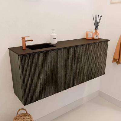 Toiletmeubel Mondiaz Joya | 100 cm | Meubelkleur Shadow | Faye wastafel Urban Links | 1 kraangat Toiletmeubel Mondiaz Joya | 100 cm | Meubelkleur Shadow | Faye wastafel Urban Links | 1 kraangat