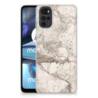 Motorola Moto G22 | TPU | Siliconen hoesje | Marmer Beige