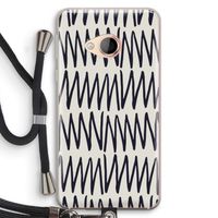 Marrakech Zigzag: HTC U Play Transparant Hoesje met koord