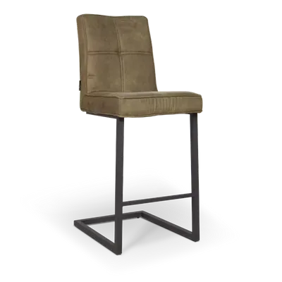 Barstoel (swingframe - laag) Jaxx - Otis Olijf (sale)