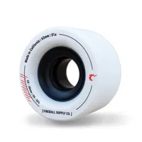 Tinder Wit 65mm 81A - Longboard Wielen