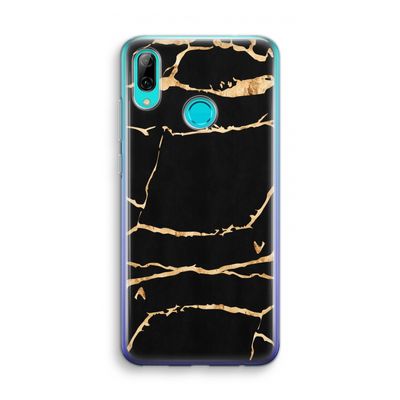 Gouden marmer: Huawei P Smart (2019) Transparant Hoesje