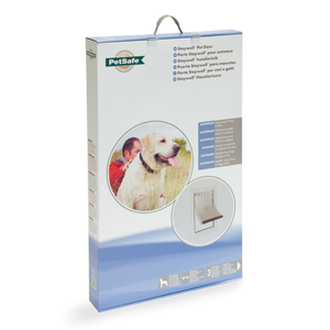 Petsafe Dierenluik 660 Aluminium Xl - Hondenluik - 70x42x6.4 cm Wit Transparant