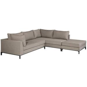 WOOOD Loungeset Rechts Buiten Sicilië - Taupe - 60x262x246