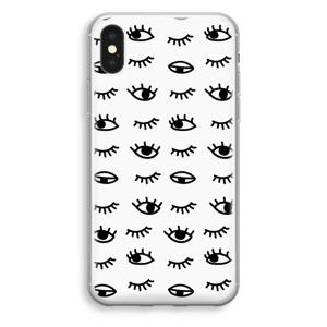 Eye pattern #2: iPhone XS Transparant Hoesje