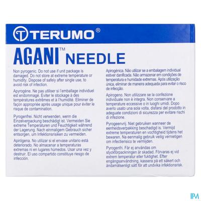 Terumo Naald Agani 27g 3/4 Rb Grijs 100