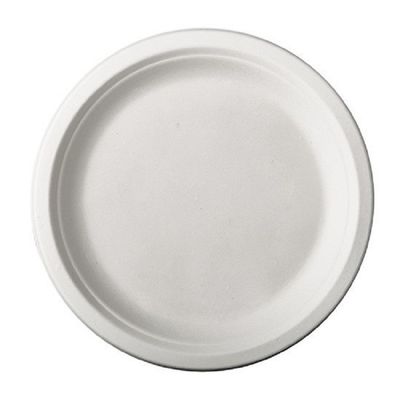 72x Witte suikerriet dinerbordjes 26 cm biologisch afbreekbaar