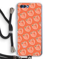 Just peachy: Honor 10 Transparant Hoesje met koord
