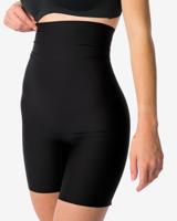 HEMA Medium corrigerende biker extra hoge taille zwart (zwart) - thumbnail
