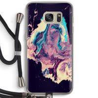 Cosmic Silence: Samsung Galaxy S7 Transparant Hoesje met koord