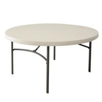 Bijzettafel Lifetime Crème 152 x 74 x 152 cm Staal Plastic