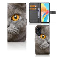 Telefoonhoesje | Met pasjeshouder | OPPO A98 5G Britse Korthaar