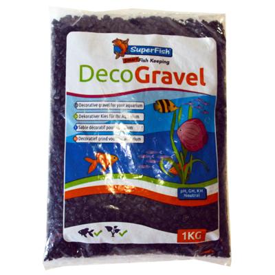 Superfish Deco Grind Zwart 1kg - Stijlvolle Aquarium Bodembedekking Veilig en Makkelijk