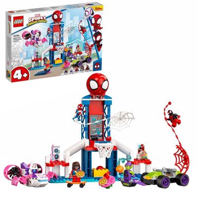 Spider-Man - Spider-Man Webuitvalsbasis ontmoeting Constructiespeelgoed