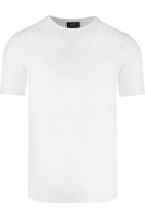 OLYMP SIGNATURE Tailored Fit T-Shirt ronde hals wit, Effen