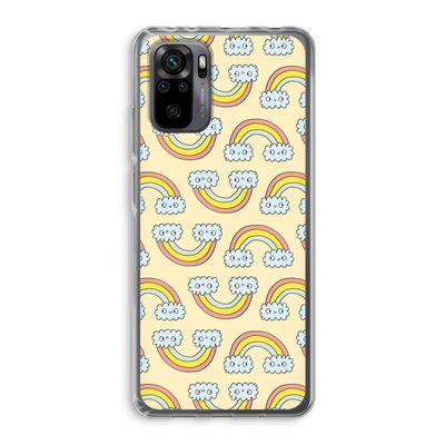 Regenboog: Xiaomi Redmi Note 10 Pro Transparant Hoesje