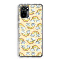 Regenboog: Xiaomi Redmi Note 10 Pro Transparant Hoesje